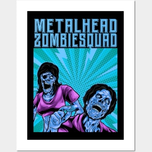 METALHEAD ZOMBIE SQUAD Posters and Art